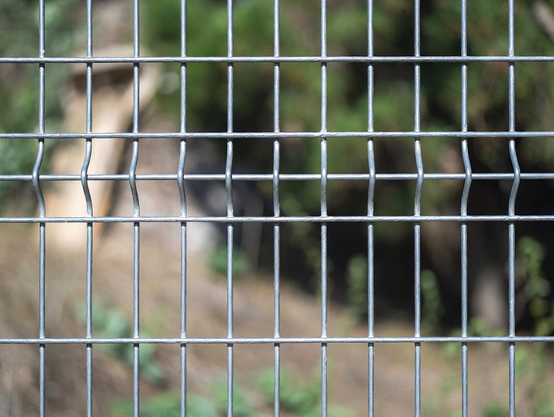 Welded wire fencing installation in Seymour CT backyard