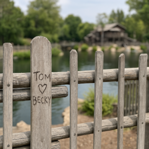 Fence Builders USA | Tom Sawyer Island Fence Defacement: What Disney Won't Tell You tom sawyer island fence defacement