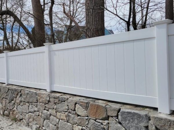 Vinyl fence installation banner